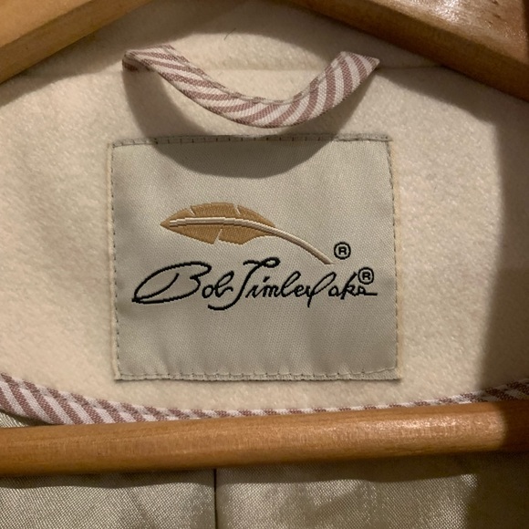 Off white pea coat. XL - Picture 4 of 7